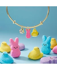 Alex and Ani Peeps Chick and Bunny Multi Charm Bangle Bracelet