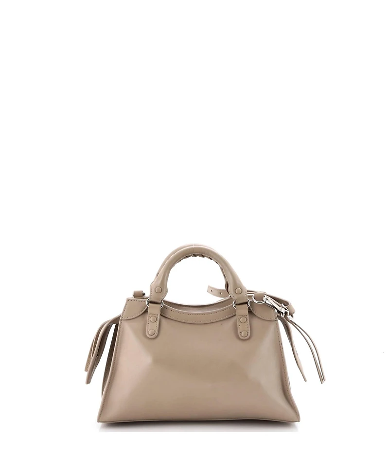 Pre-Owned Balenciaga Mini City Classic Studs Bag Leather