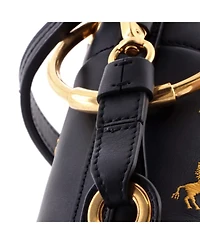 Pre-Owned Chloe Mini Roy Bucket Bag Embroidered Leather