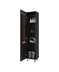 Fm Furniture Vegas Storage Cabinet for Laundry Room with Fixed Shelves