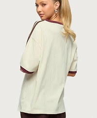 Edikted Women's Australia 96 Contrast Oversized T Shirt