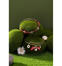 Alex and Ani Lucky Ladybug Beaded Bangle
