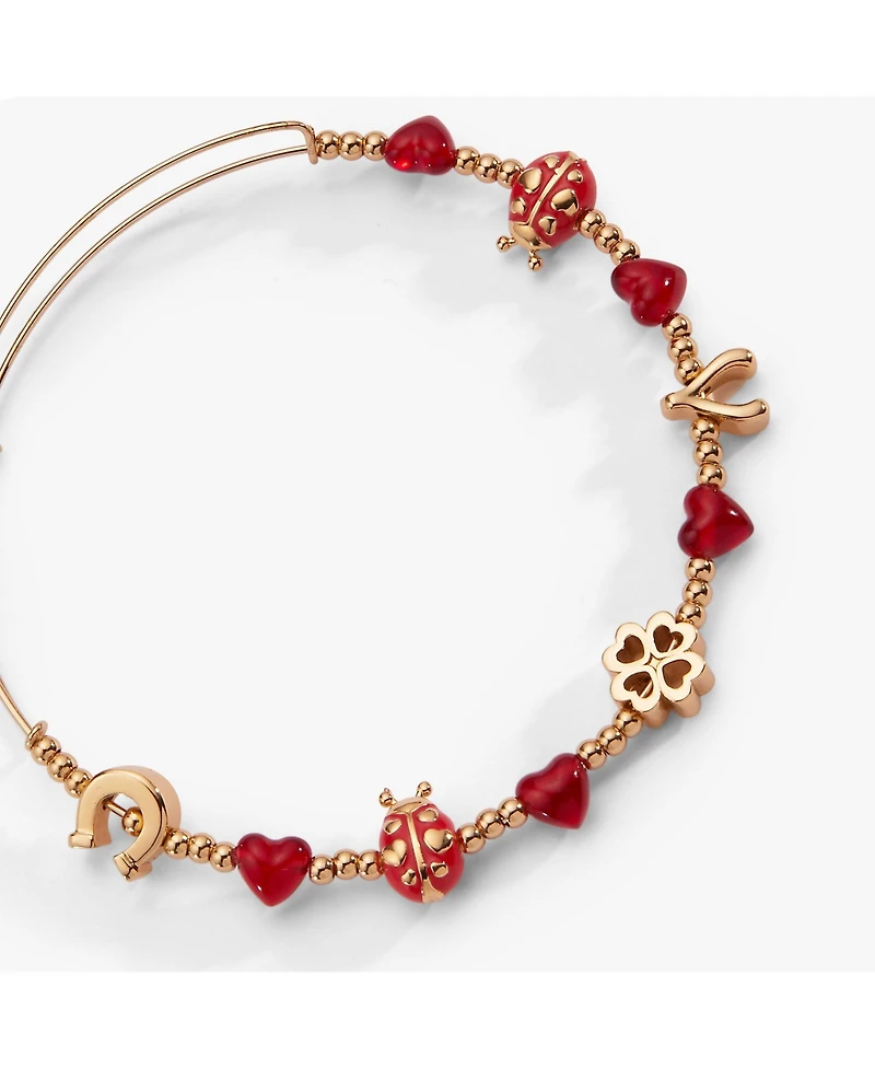 Alex and Ani Lucky Ladybug Beaded Bangle