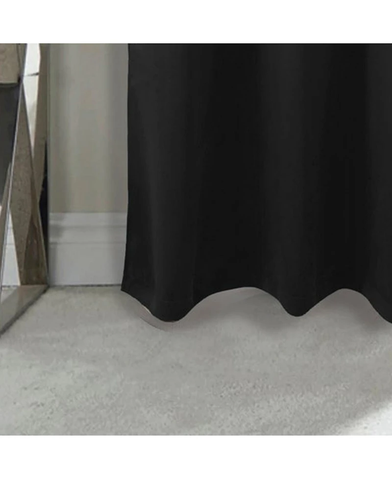 Rt Designers Collection 100% Polyester Twilight Blackout Rod Pocket Curtain Panel 54" x 84"