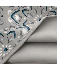 Rt Designers Collection 100% Polyester 190 Gsm Tilley Revisible Blackout Grommet Curtain Panel 54" x 84"