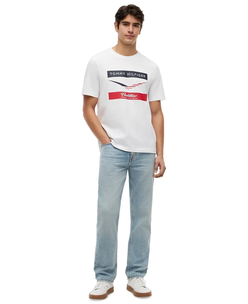 Tommy Hilfiger Men's Chevron Logo Short-Sleeve T-Shirt