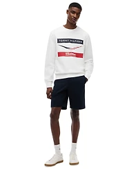 Tommy Hilfiger Men's Chevron Logo Crewneck Sweatshirt