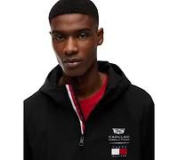 Tommy Hilfiger Men's Script Hooded Windbreaker Jacket