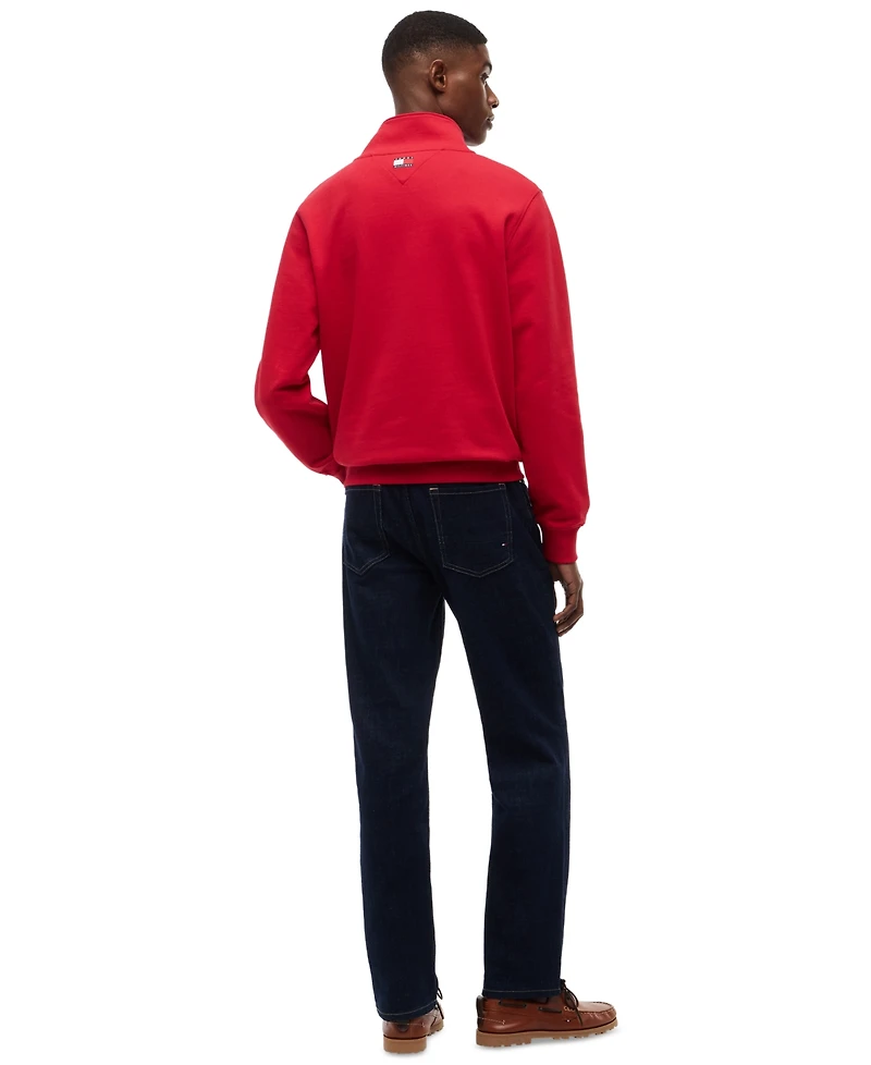 Tommy Hilfiger Men's Logo Quarter-Zip Sweatshirt