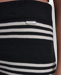 Dkny Jeans Women's Striped Sweater Shorts