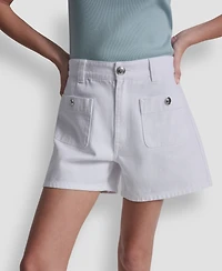 Dkny Jeans Women's High-Rise A-Line Shorts