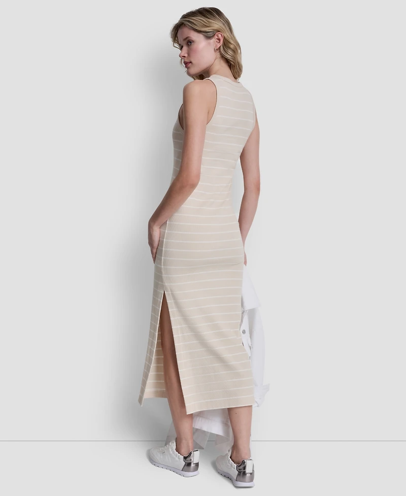 Dkny Jeans Women's Side-Slit Tank Midi Dress