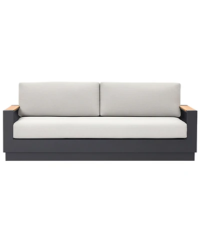 Sienna 87" Aluminum Outdoor Sofa, Created for Macy's