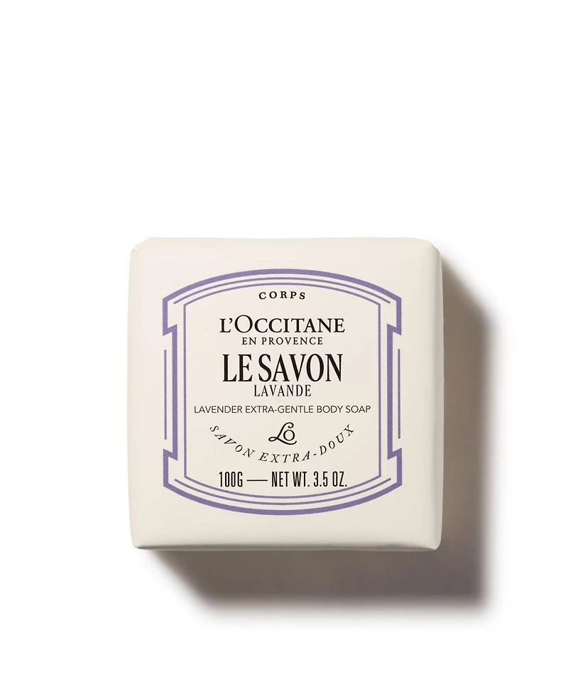 L'Occitane Le Savon Shea Lavender Extra-Gentle Body Soap 3.50 fl oz
