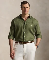 Polo Ralph Lauren Men's Big & Tall Linen Shirt
