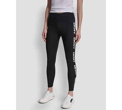 Dkny Sport Women's High-Waist Repeat Logo Leggings