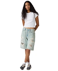 Levi's Women's Mid Rise Baggy Shorts