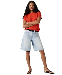 Levi's Women's Mid Rise Baggy Shorts
