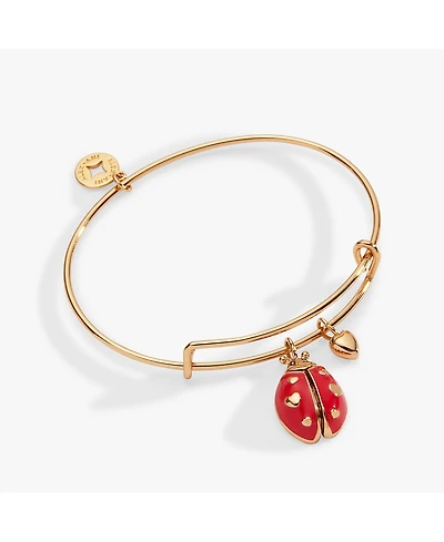 Alex and Ani Make Your Own Luck' Ladybug Charm Bangle