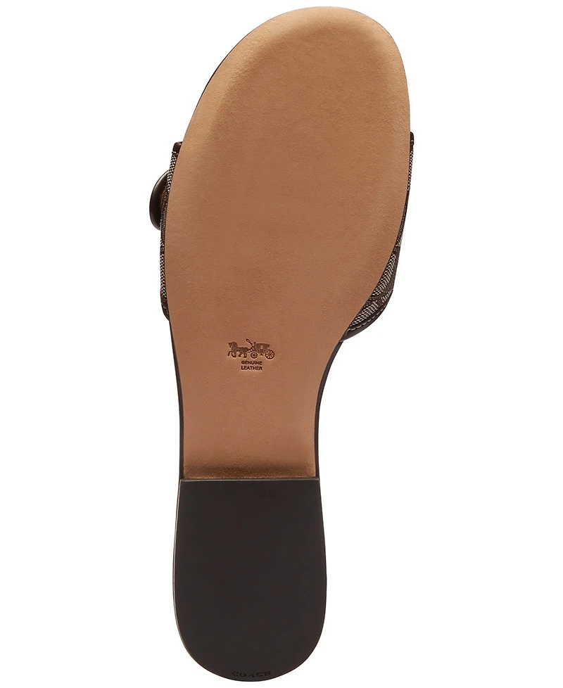 Coach Women's Margot Slip-On Flat Sandals