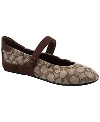 Coach Women's Mary Jane Round Toe Flats