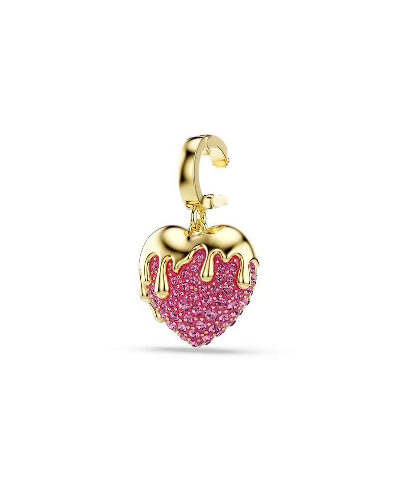 Swarovski Gold-Tone Plated Heart Idyllia Charms