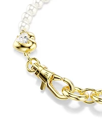 Swarovski Gold-Tone Plated Mother of Pearl Idyllia Bracelet