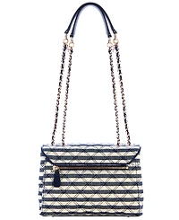 Guess Giully Ii 2 Compartment Convertible Small Flap Bag