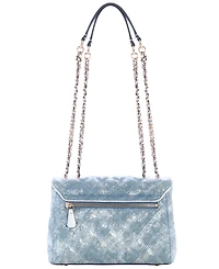 Guess Giully Ii 2 Compartment Convertible Small Flap Handbag