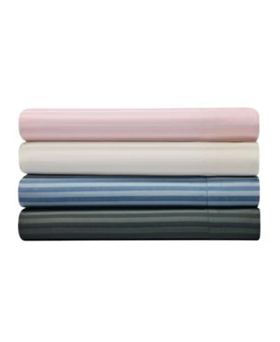 Macys Dobby Stripe 200 Thread Count Cotton Blend 4 Pc. Sheet Sets
