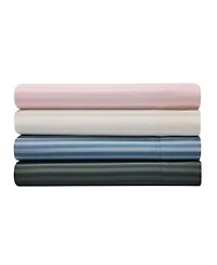 Macys Dobby Stripe 200 Thread Count Cotton Blend 4 Pc. Sheet Sets