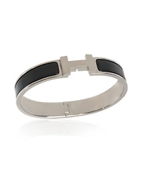 Pre-Owned Bvlgari Hermes Clic Hh In Noir Mat Bracelet