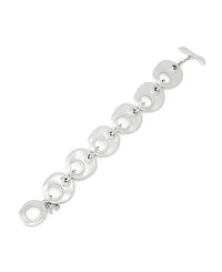 Robert Lee Morris Soho Rhodium Mariner Link Bracelet