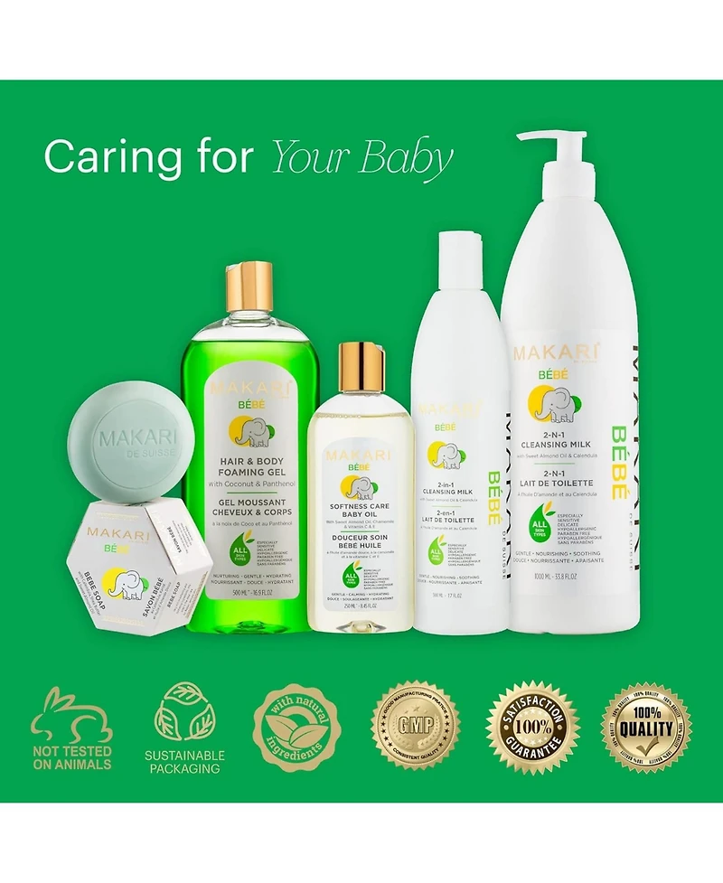 Makari Baby Hair & Body Foaming Gel