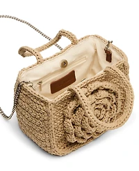 Steve Madden Bluvly Croshet Rose Bag