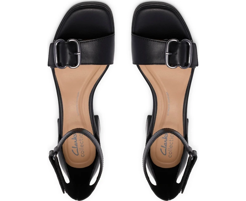 Clarks Women's Jaylan Dream Square Toe Dress Sandals