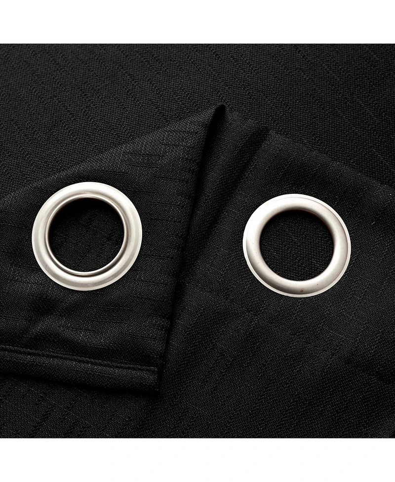 Rt Designers Collection 100% Polyester 140 Gsm Sedona Jacquard Grommet Curtain Panel