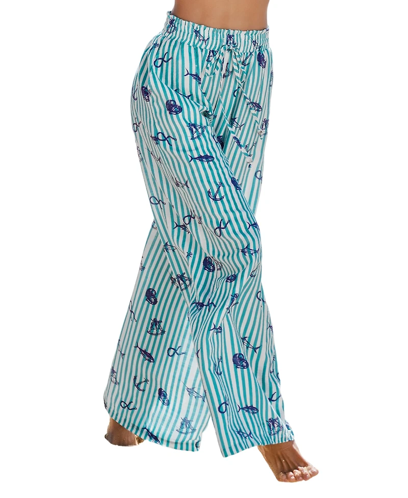 Cupshe Women's Off the Reef Striped Pants