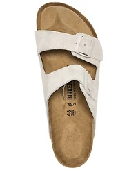 Birkenstock Men's Arizona Suede Leather Soft Footbed Sandals from Finish Line