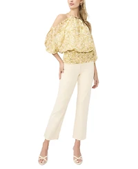 Sam & Jess Women's Halter Neck Cold Shoulder Blouse