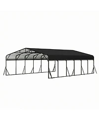 Mondawe 20x30 ft. Galvanized Steel Carport Shelter