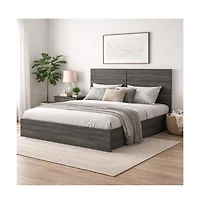 Nexera James Platform Bed with Headboard
