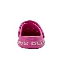 Bebe Little Girls Eva Lightweight Clogs - Slip On Comfy Shoes with Fruit Charms