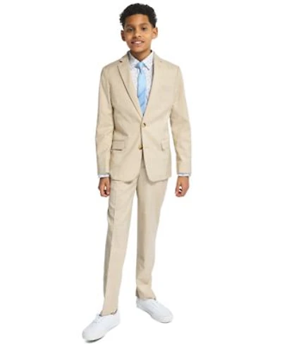 Tommy Hilfiger Boys 8 20 Long Sleeve Stretch Floral Print Shirt Modern Fit Jacket Suit Pants