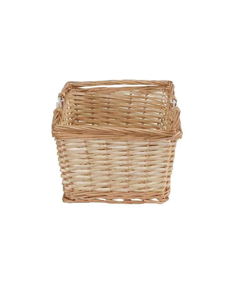Household Essentials Woven Market Basket, Handwoven Willow Weave