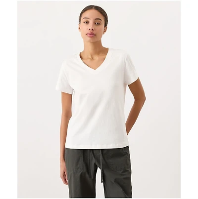 Pact Women's Organic Cotton Essential V-Neck Tee