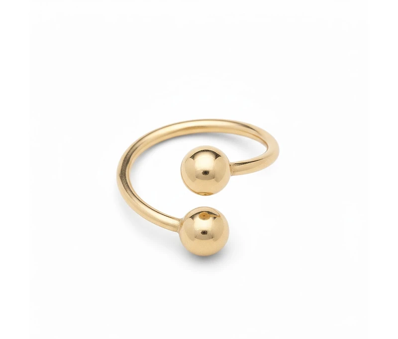 Curata Jewelry Solid 14k 16G 4mm Ball Twisted Barbell Spiral Daith Helix Tragus Cartilage Piercing