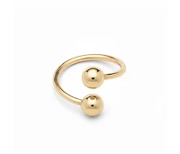 Curata Jewelry Solid 14k 16G 4mm Ball Twisted Barbell Spiral Daith Helix Tragus Cartilage Piercing