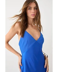 MissPap Women's Premium Bust Panel Maxi Bridesmaid Dress