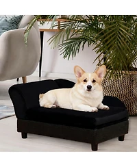 6thdruple Small Pet Sofa with Storage & Tufted Cushion
